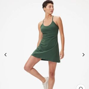 Green Outdoor Voices exercise dress